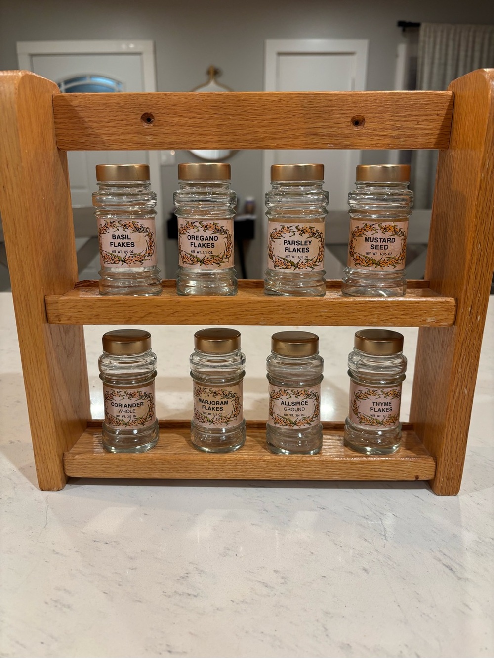 Vintage Kamenstein 1982 Two-Tier Spice Rack
